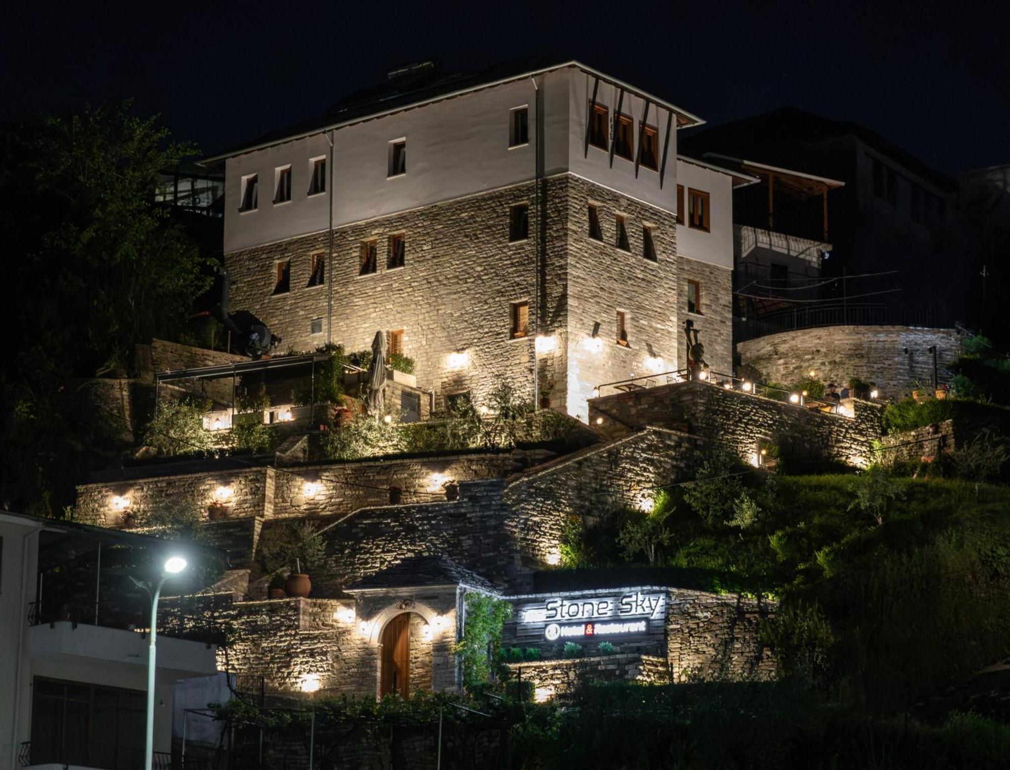 The Stone Sky Hotel Gjirokastër Dış mekan fotoğraf